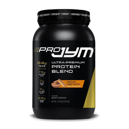 Jym Pro Jym Ultra-premium Protein Blend, Premium Protein Blend with Chocolate Flavor and Peanut Butter, 902 G