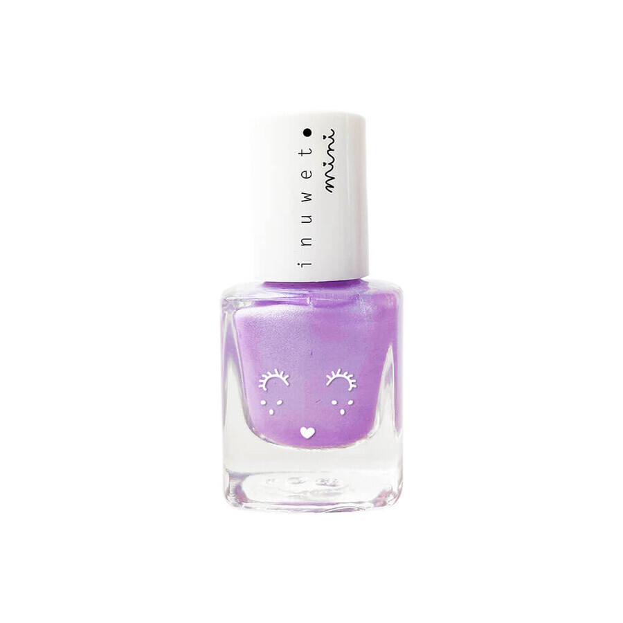 Water-based children's nail polish with currant scent, Mauve Dream Today, Inuwet mini, 5 ml