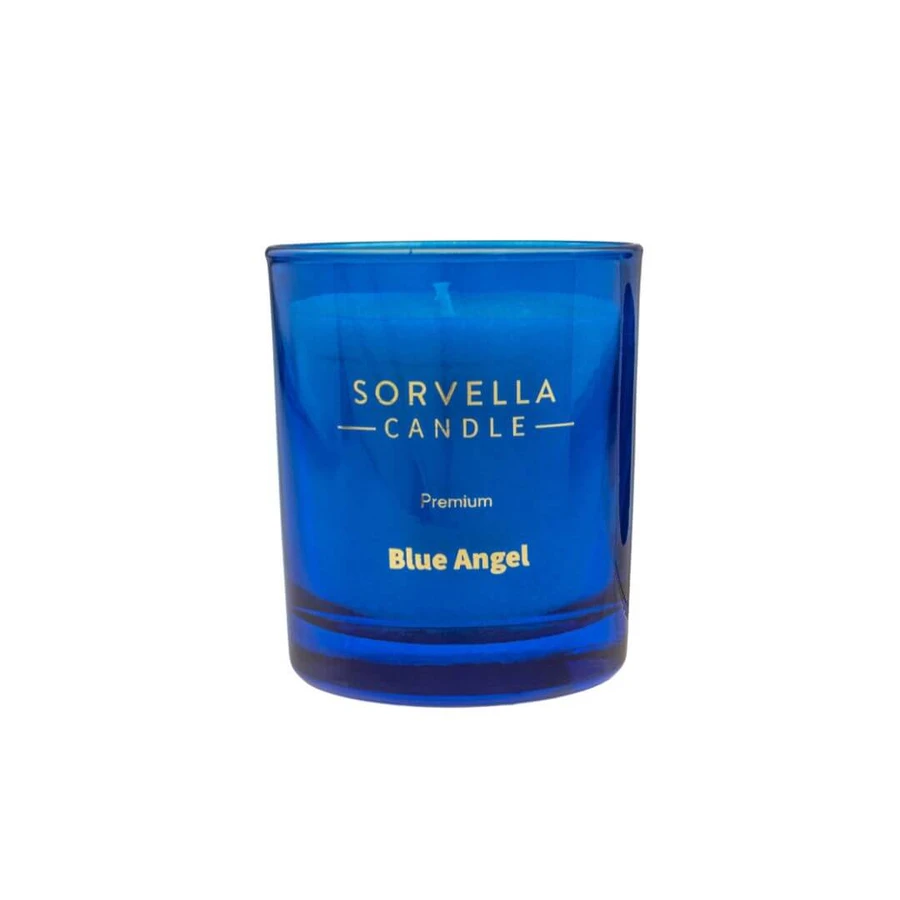 Premium scented candle SORVELLA BLUE ANGEL, 170 gr