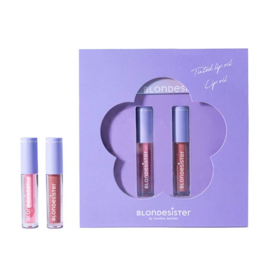 Set 2 Lippenöle - farbig & transparent, XOXO, YOU ALREADY KNOW, Blondesister, 5 ml