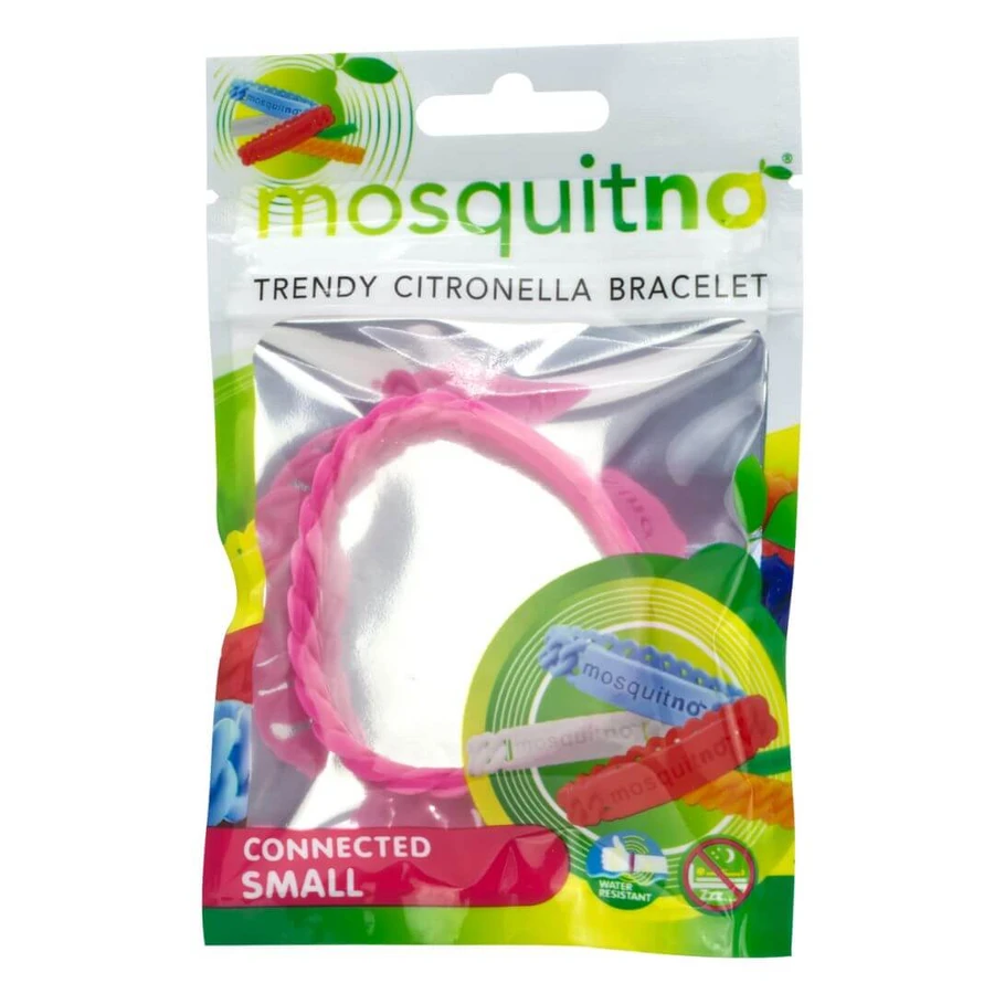 Antimuggenarmband voor kinderen, CONNECTED SMALL, met citronellageur, verschillende kleuren, MosquitNo, 5 gr