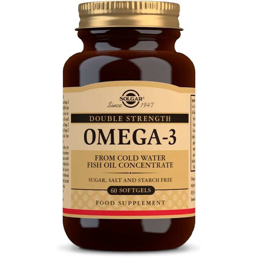 Solgar Omega 3 Double Strength 60 comprimés