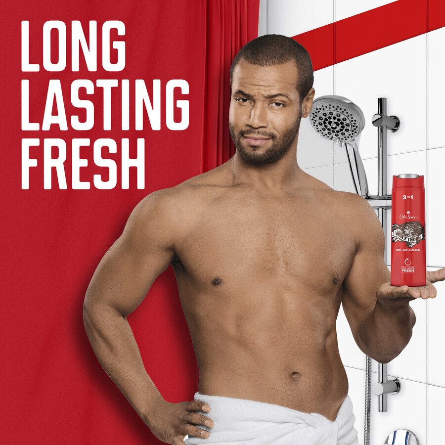 Old Spice WolfThorn 3in1 Shower Gel with Tropical Citrus Citrus Shower Gel 400 ml