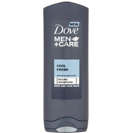 Dove Men+Care Cool Fresh Gel de Ducha para Cuerpo y Rostro 250 ml