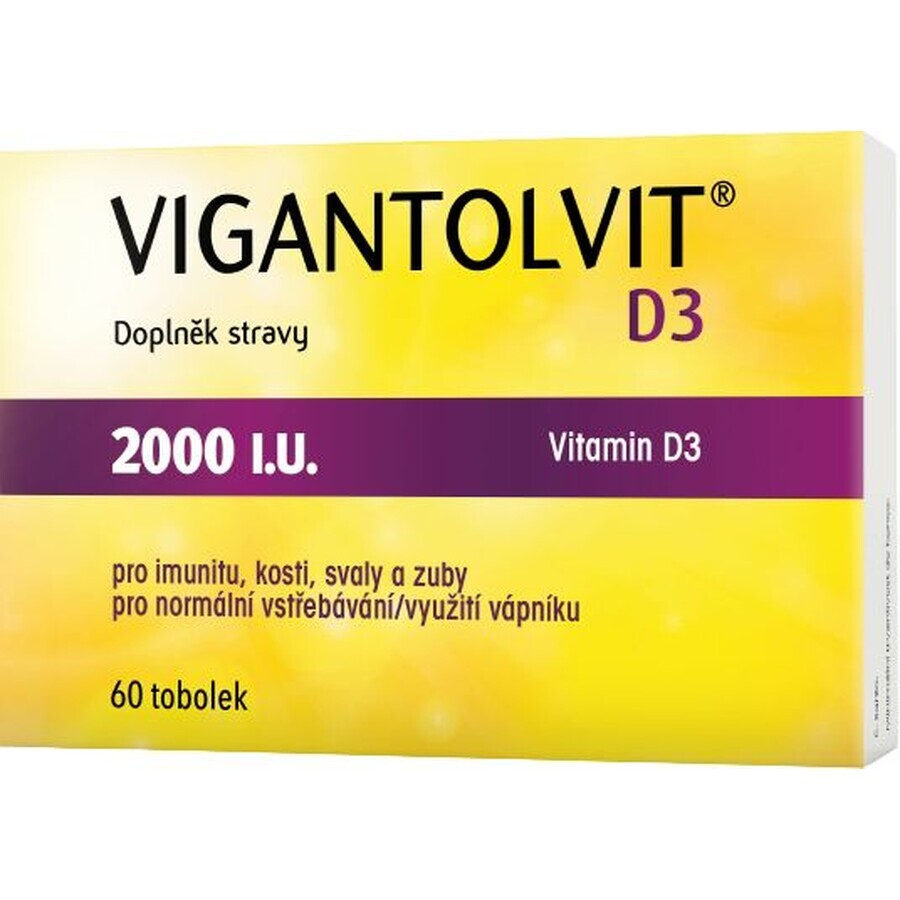 Vigantolvit D3 2000 UI 60 cápsulas duras