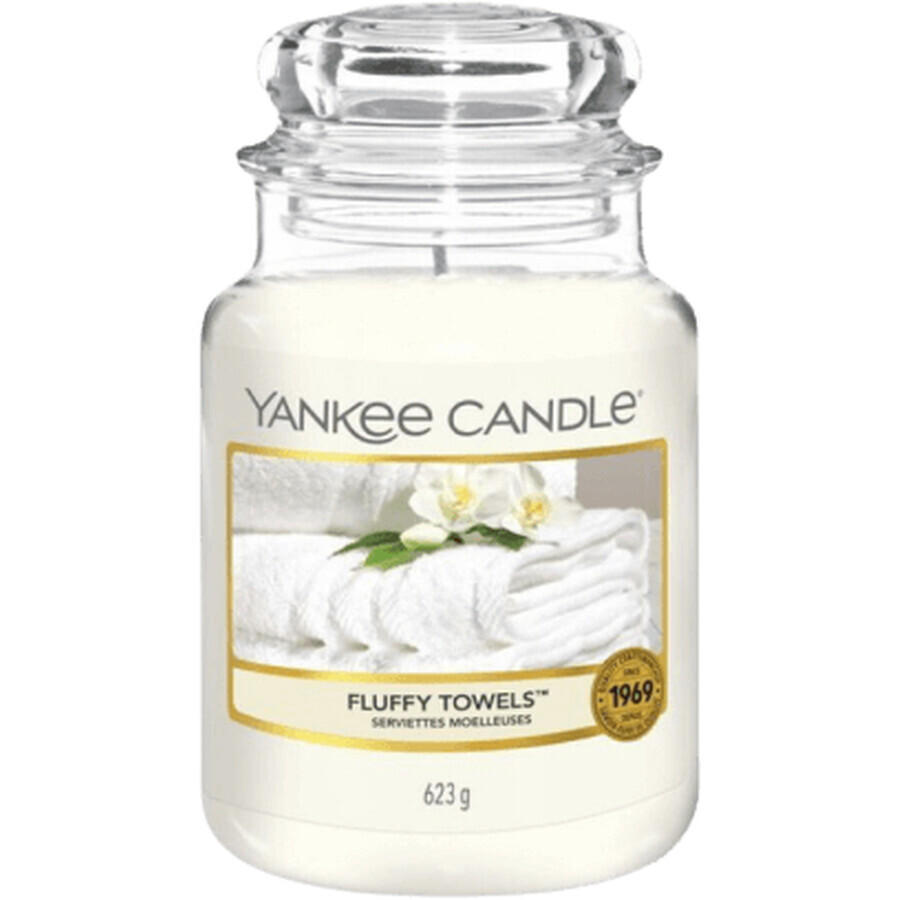 Yankee Candle Kerze große flauschige Handtücher 623 g