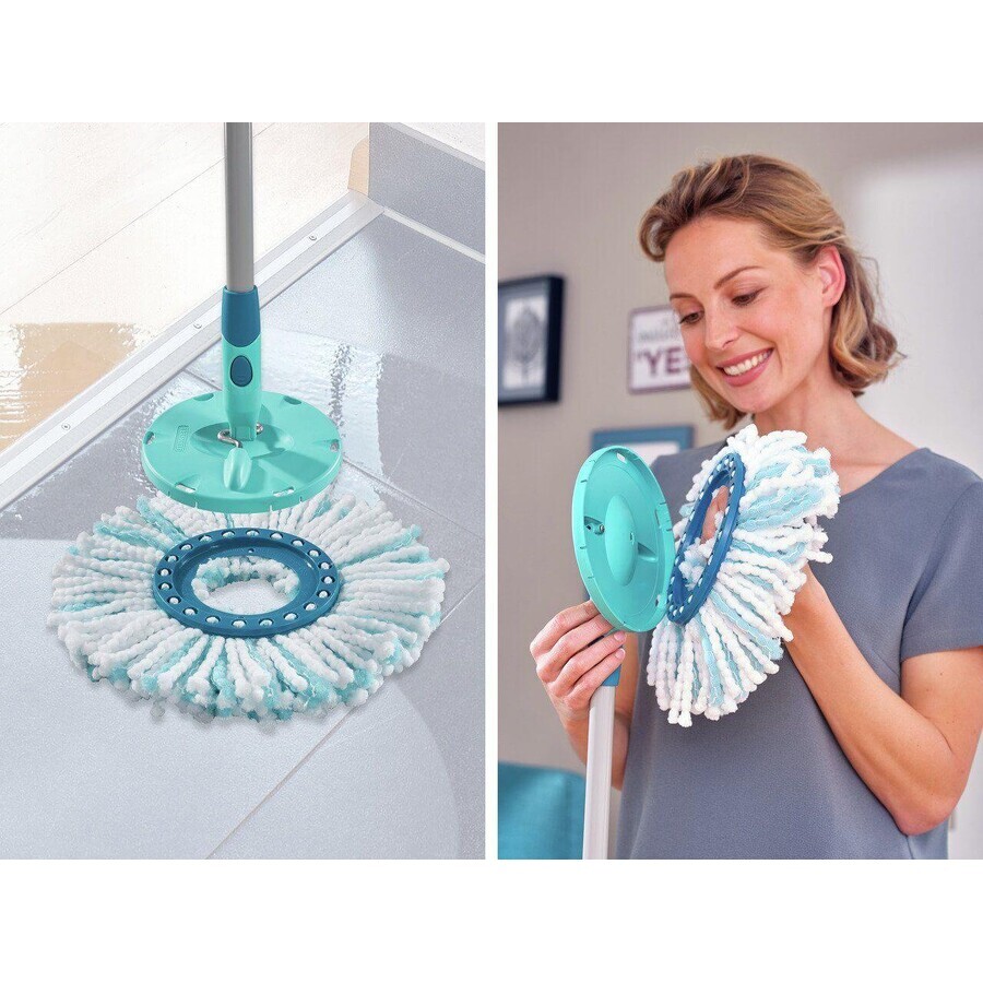 Leifheit Clean Twist Disc Mop micro duo, Vervangende mopkop