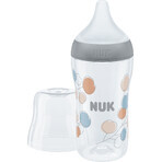 Nuk Perfect Match Flasche mit Temperaturkontrolle, grau 260 ml