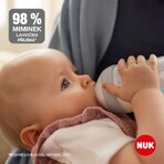 Nuk Perfect Match Flasche mit Temperaturkontrolle, grau 260 ml