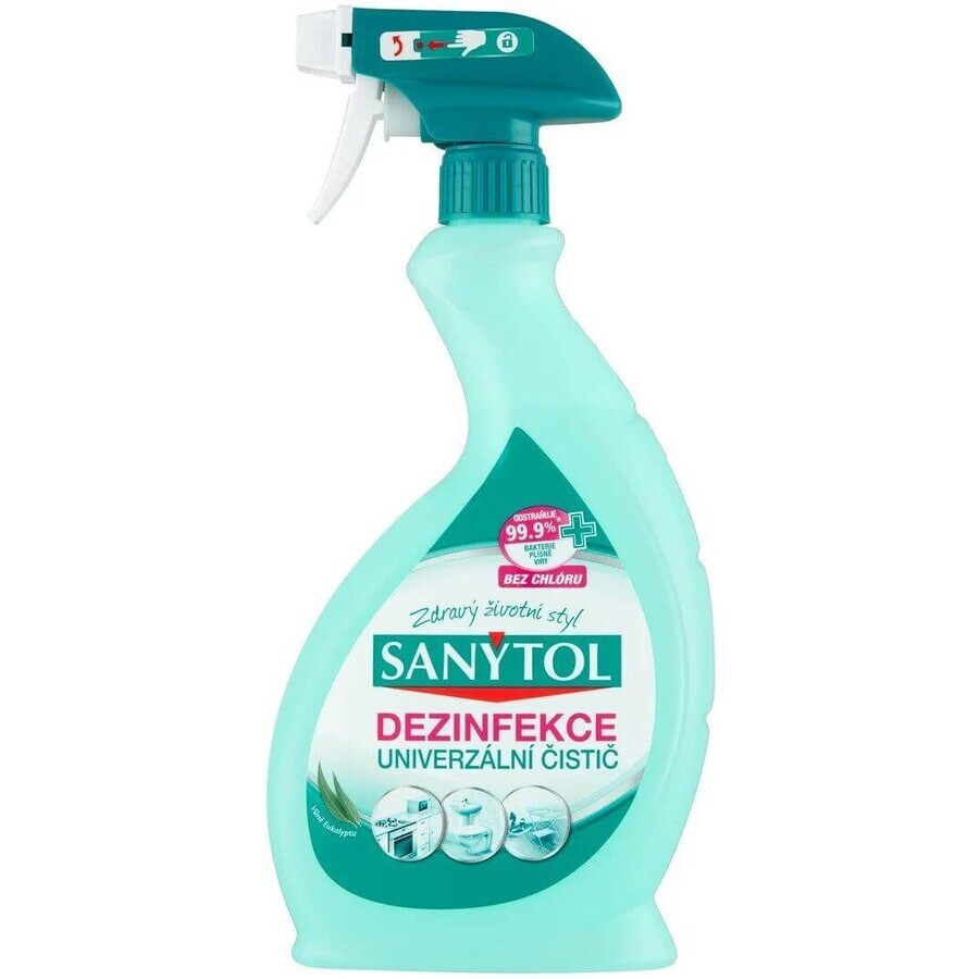 Sanytol Nettoyant désinfectant universel - spray - eucalyptus 500 ml