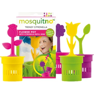 MosquitNo Vaso decorativo che rilascia profumo di citronella