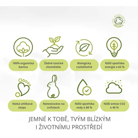 Organiczne płatki kosmetyczne Simply Gentle 200 szt.: ceny i cechy
