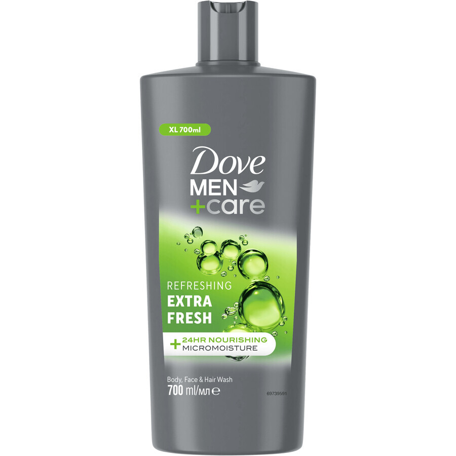 Gel de ducha Dove Men+Care Extra Fresh 700 ml