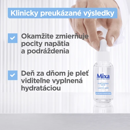 Mixa Hyaluronzuur + melkzuur hydraterend gezichtsserum 30 ml