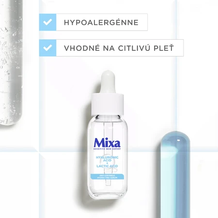 Mixa Hyaluronzuur + melkzuur hydraterend gezichtsserum 30 ml