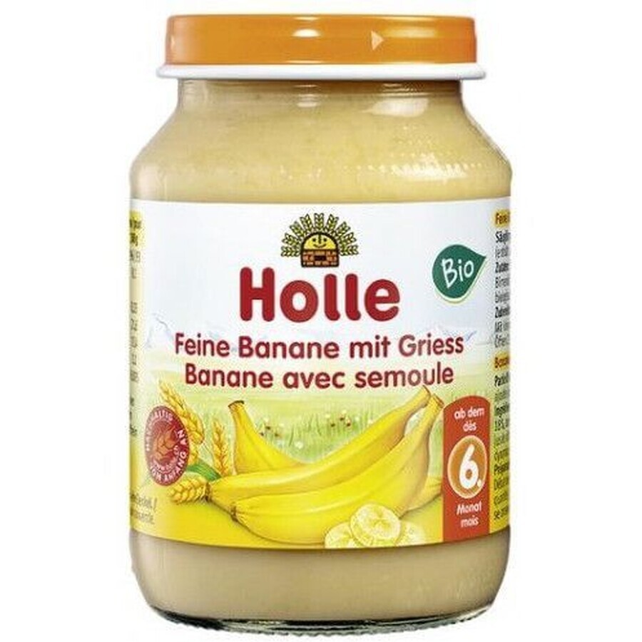 Holle snack biologico per bambini Banane morbide con semolino 190 g