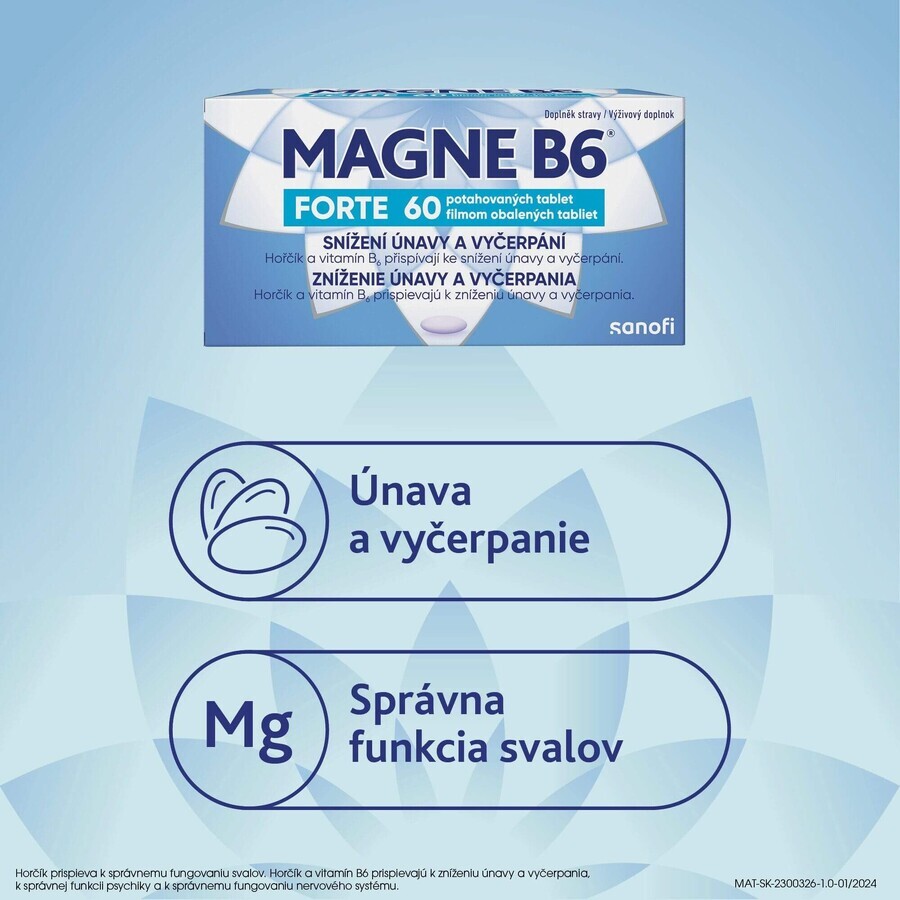 Magne B6 FORTE 60 comprimés