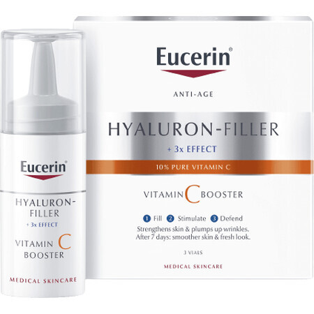 Eucerin HYALURON-FILLER Vitamin C booster 3x7.5ml 3 x 7.5 ml