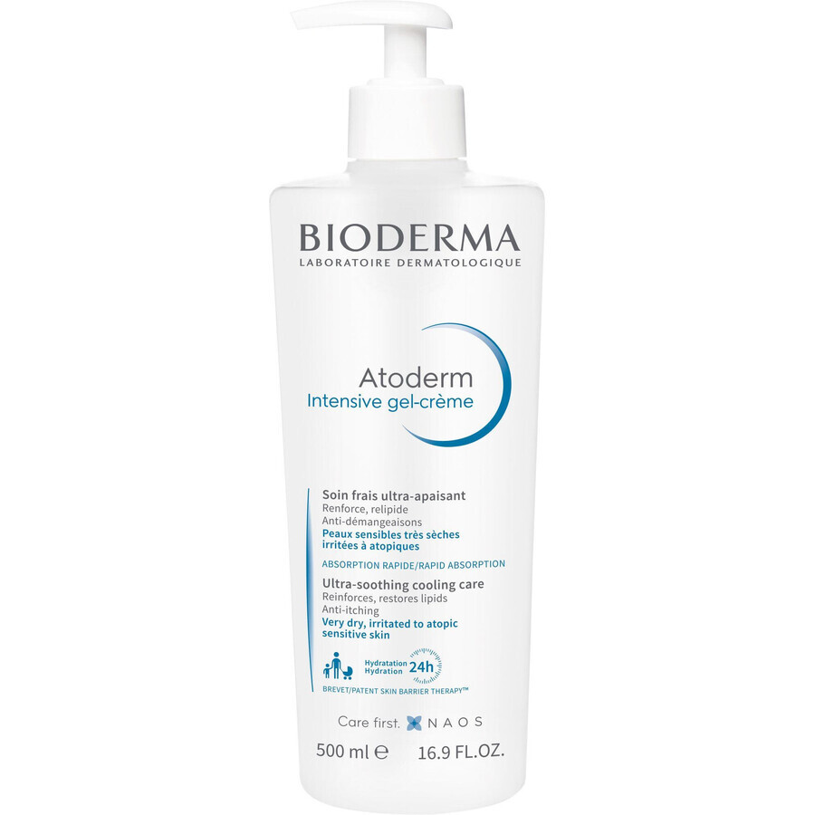 Bioderma Atoderm Intensive Gel-Creme für trockene und atopische Haut 500 ml