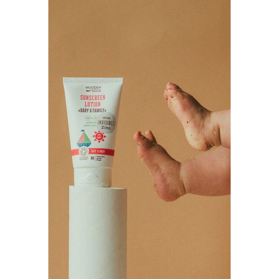 Houten Lepel Baby & Familie Zonnebrandcrème Body Lotion SPF50, 100 ml