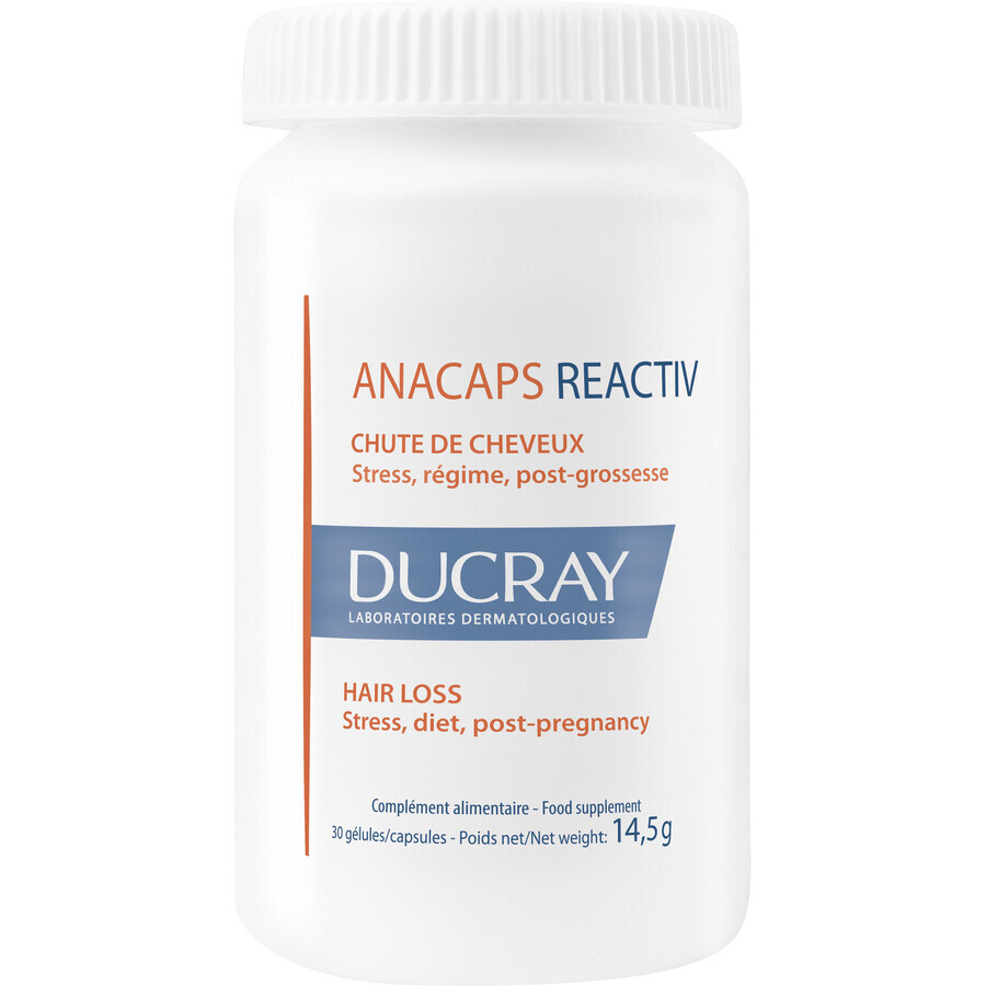 Ducray Anacaps reactieve haarondersteuning 30 capsules