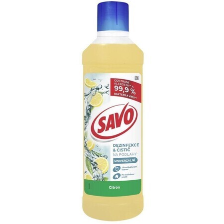 Vloer desinfectie- en reinigingsmiddel Savo Lemon 1 liter