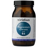 Citrat de magneziu Viridian cu vitamina B6 90 capsule