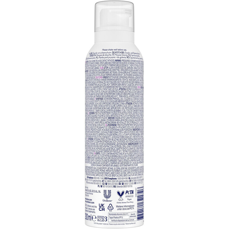 Dove Baño Terapéutico Renew Espuma de Ducha 200 ml