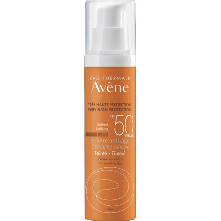 Avène Solaire Anti-aging Tinte SPF50+ Getinte crème voor de gevoelige huid 50 ml