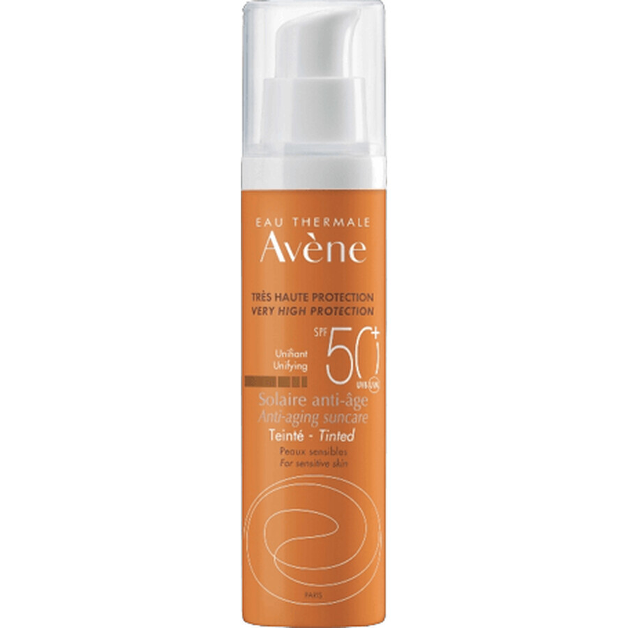 Avène Solaire Anti-aging Tinte SPF50+ Getinte crème voor de gevoelige huid 50 ml