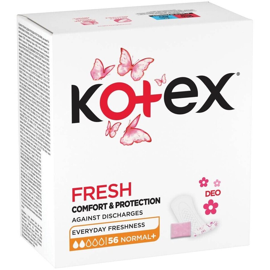 Kotex Inlegkruisjes DEO Normaal + 56 stuks