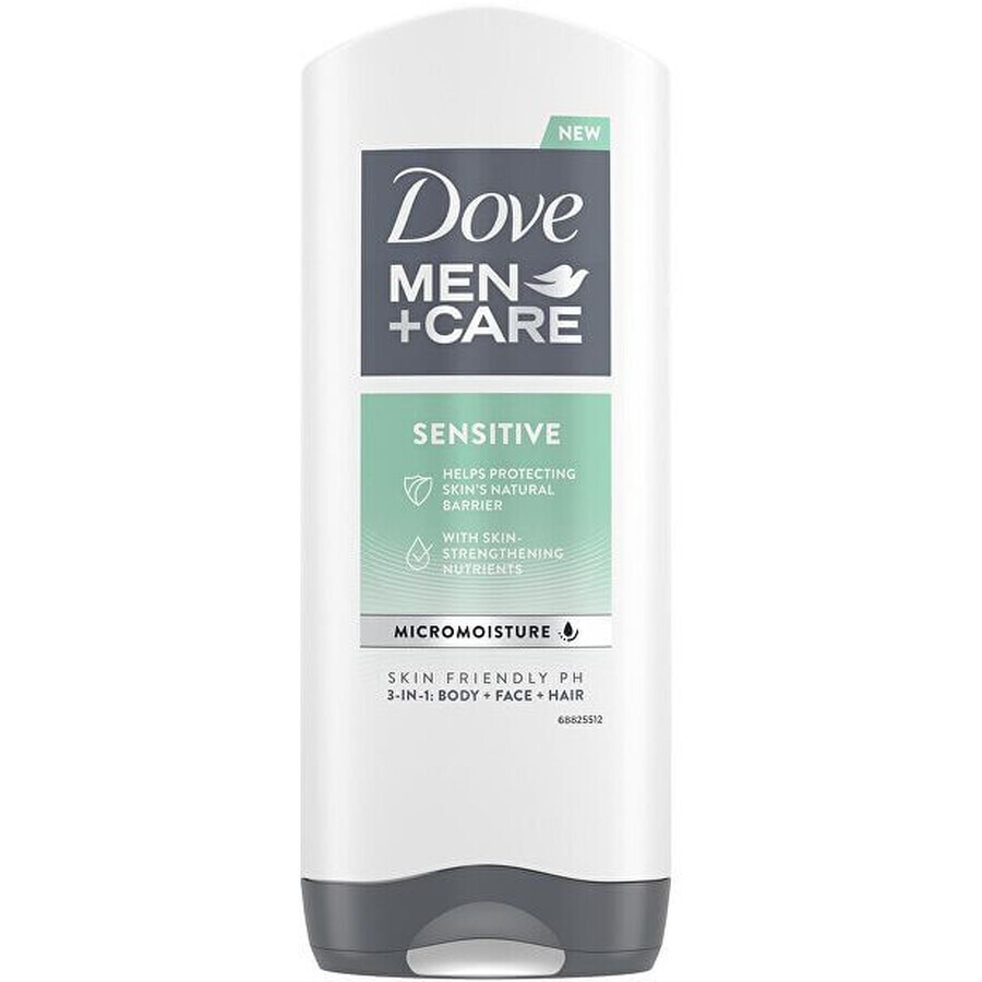 Gel de ducha Dove Men Sensitive 400 ml