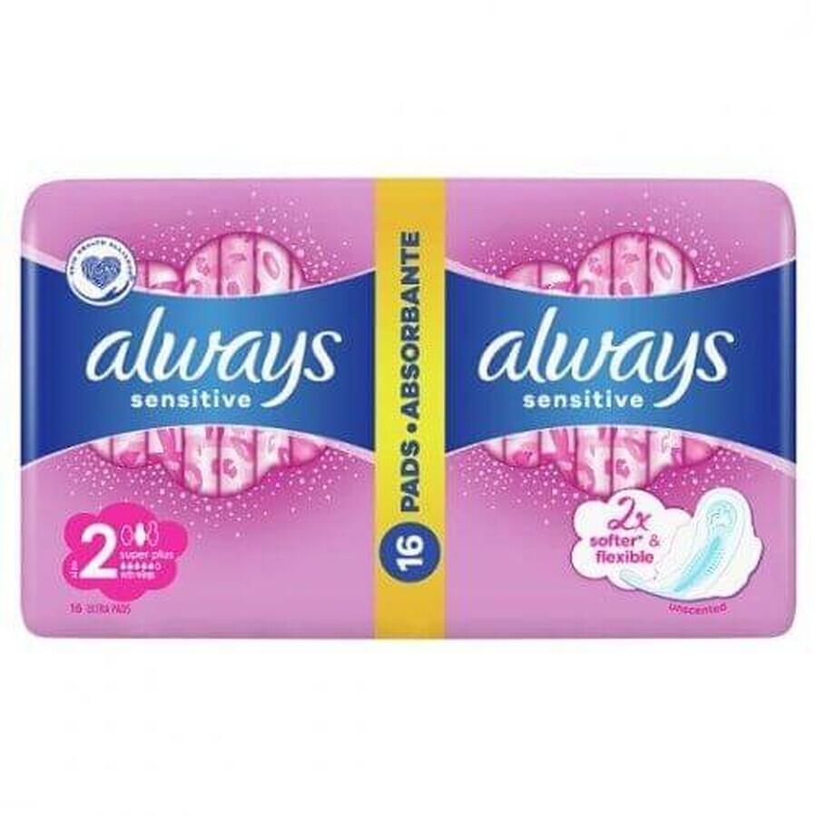 Always Ultra Sensitive Super Duo Pads 16 pz.