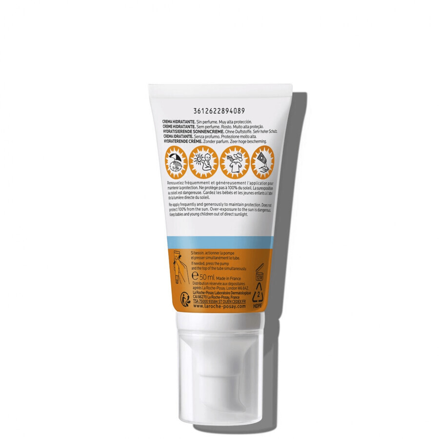 La Roche-Posay Anthelios Crema FPS 50+, 50 ml