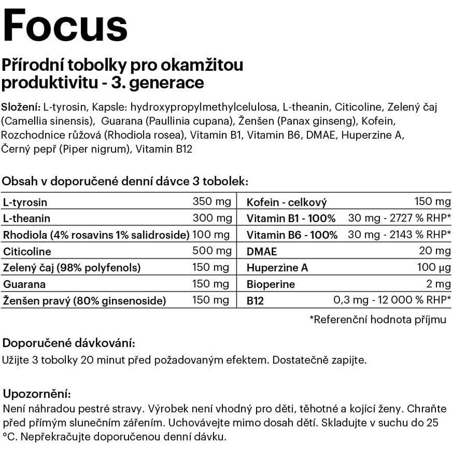 Flow Focus 3.0, 90 capsules