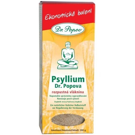 Dr Popov Psyllium oplosbare vezels 200 g