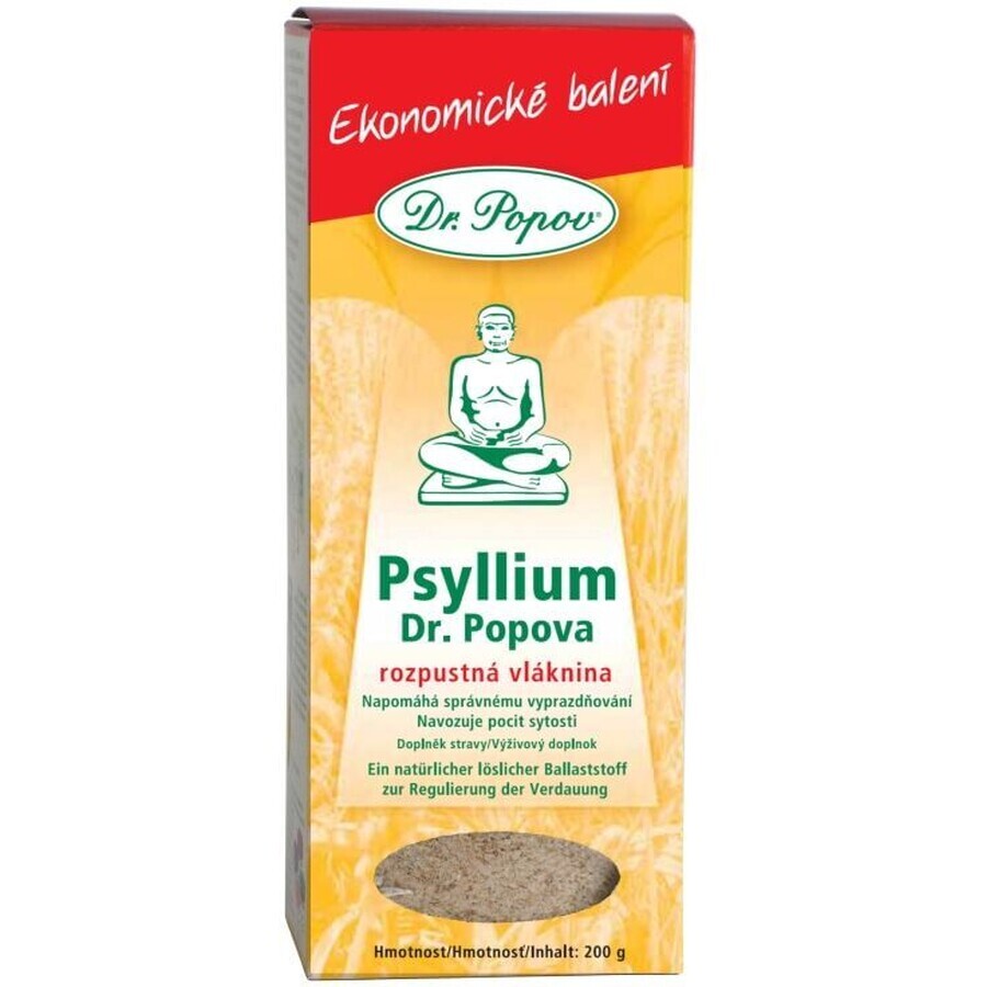 Dr Popov Psyllium oplosbare vezels 200 g