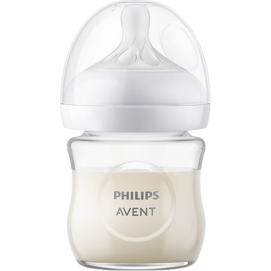 Philips Avent Natural Response Biberón de cristal 120 ml, 0m+