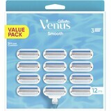 Gillette Venus Smooth replacement heads 12 pieces