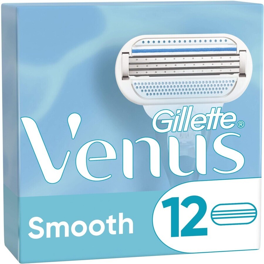 Gillette Venus Smooth vervangende koppen 12 stuks