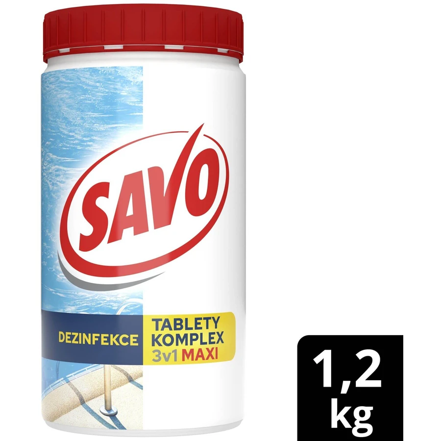Savo zwembad chloortabletten MAXI complex 3in1 1.2 kg