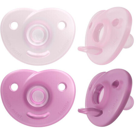 Philips Avent Soothie Sootherie 0-6m meisje 2 stuks