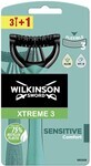 Wilkinson Sword Xtreme3 sensitive comfort wegwerpscheermes 4 stuks