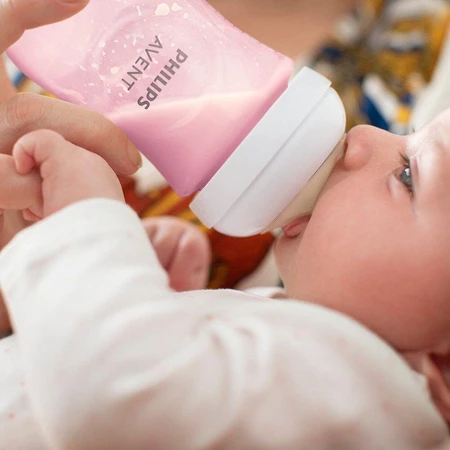 Philips Avent Natural Response Biberón 260 ml, 1m+ rosa
