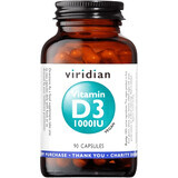 Viridian Vitamine D3 1000iu 90 capsules