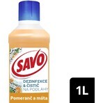 Savo Desinfectie- en Vloerreiniger Sinaasappel en Mint 1 liter