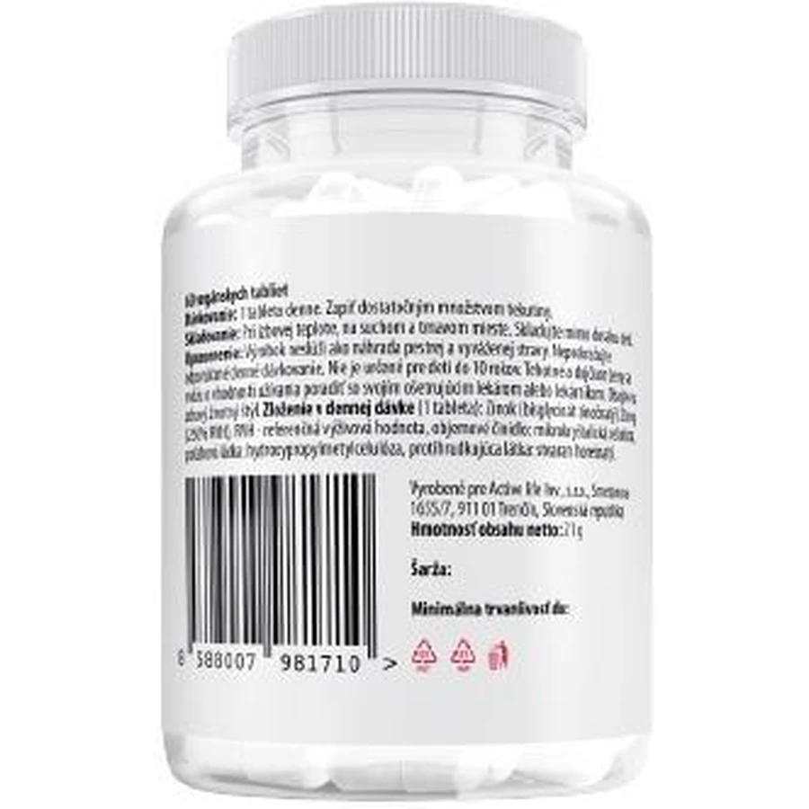 Zinc Zerex 25mg 60 cápsulas