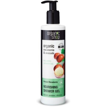 Natura Siberica Organic Shop - Kenyan Macadamia - Gel de duș 280 ml