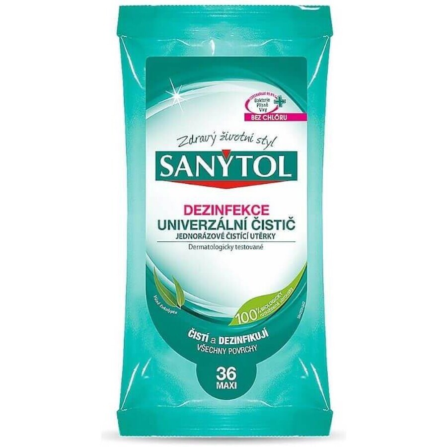 Sanytol Disinfection Șervețele de curățare de unică folosință 36 buc