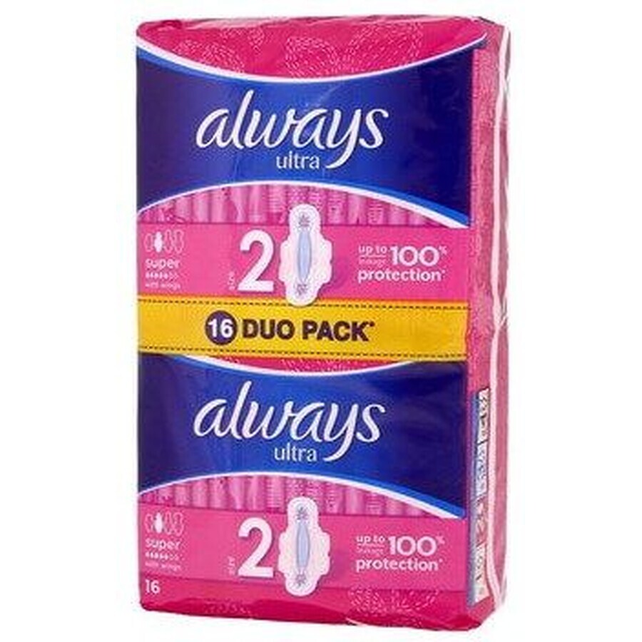 Always Ultra Super Super plus Sanitary pads 16 pcs